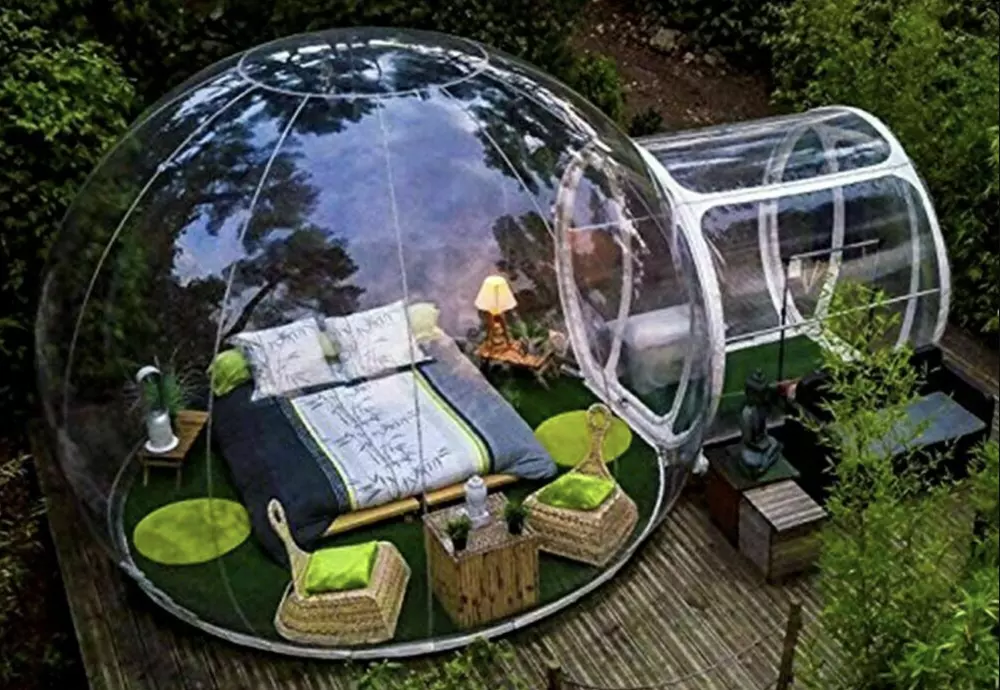 inflatable bubble tent house dome